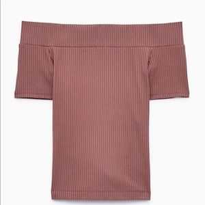 Aritzia off the shoulder top by Wilfred